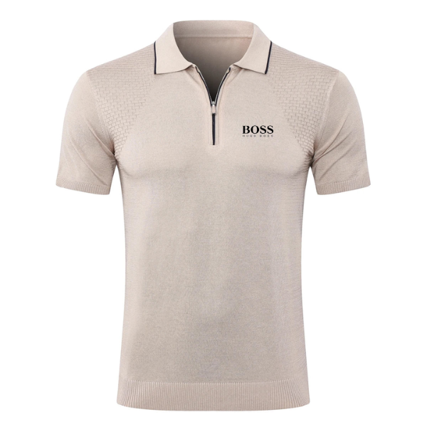 Koszulka polo z zamkiem