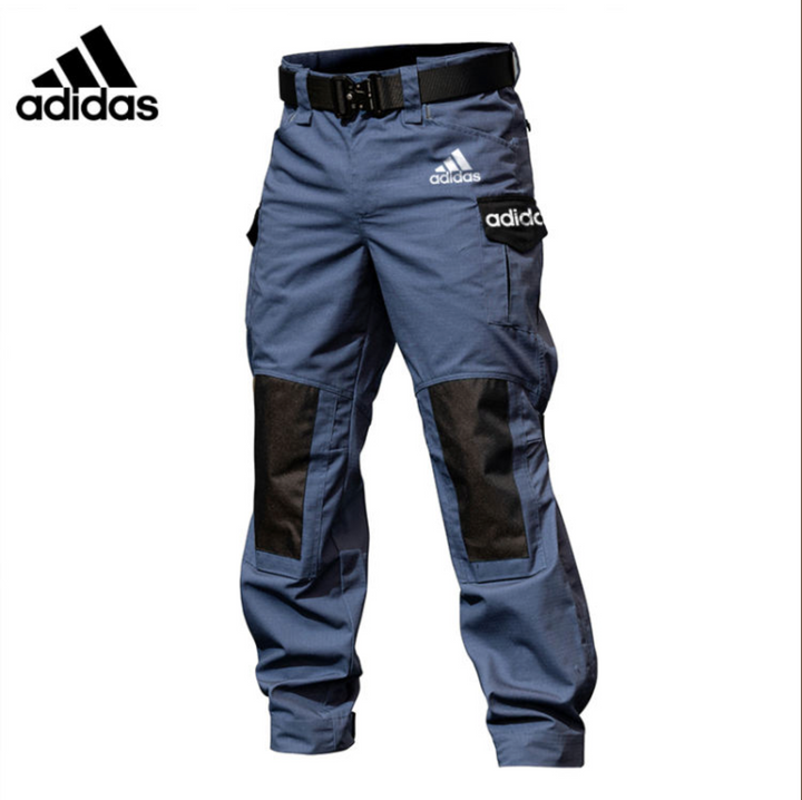 Męski ogrodniczy Adidas z wieloma kieszeniami na zewnątrz