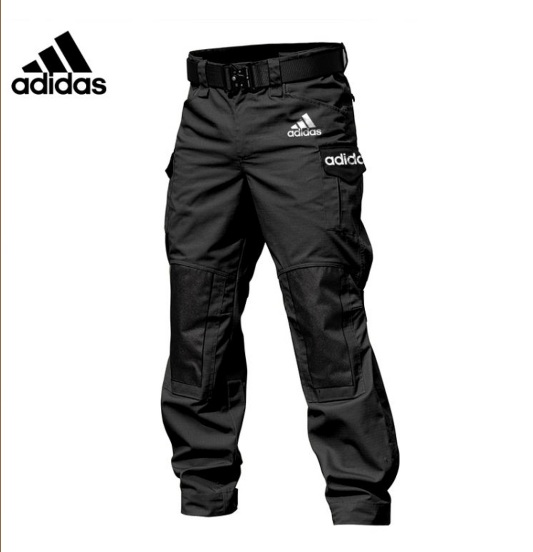 Męski ogrodniczy Adidas z wieloma kieszeniami na zewnątrz