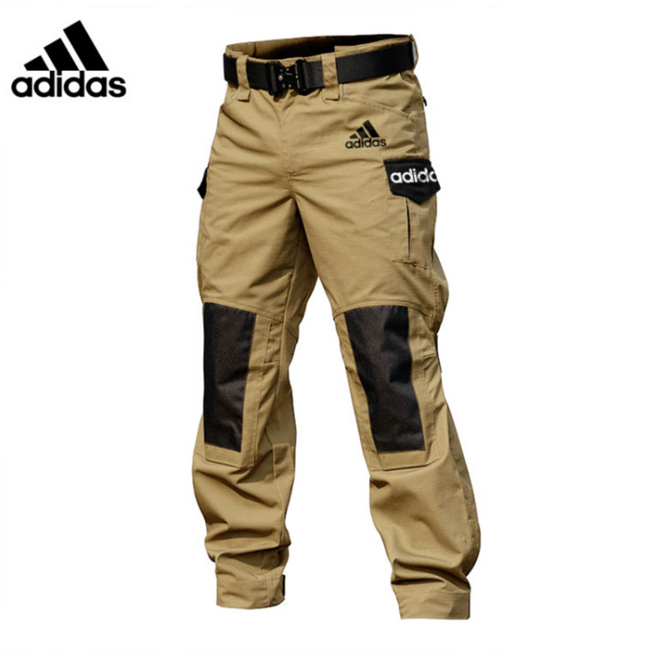 Męski ogrodniczy Adidas z wieloma kieszeniami na zewnątrz