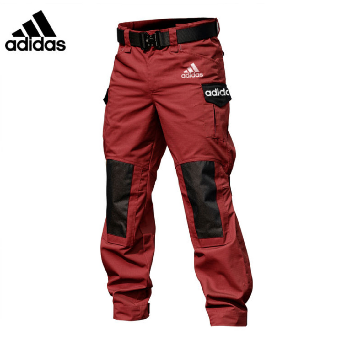 Męski ogrodniczy Adidas z wieloma kieszeniami na zewnątrz