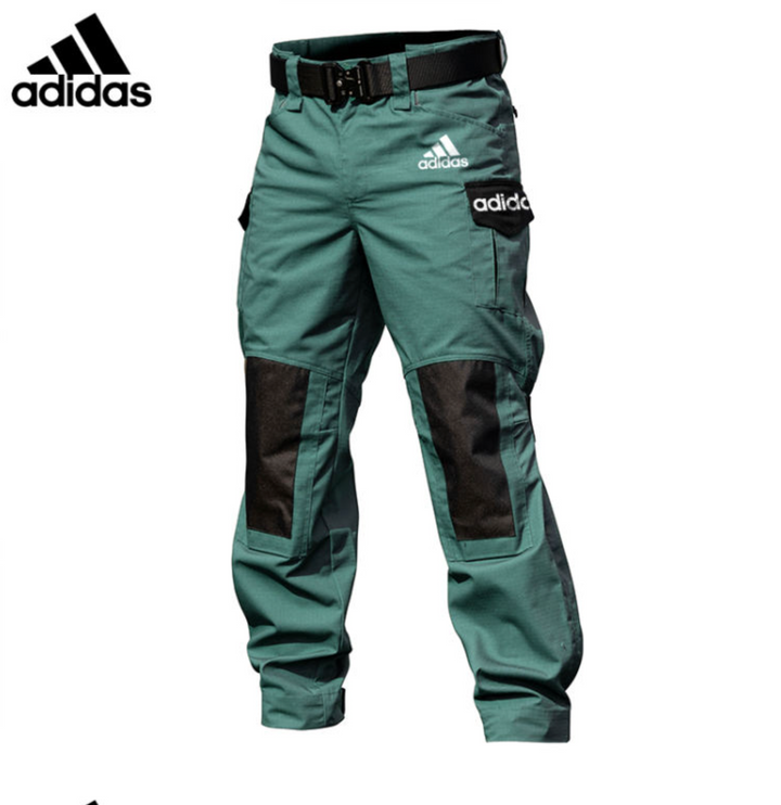 Męski ogrodniczy Adidas z wieloma kieszeniami na zewnątrz