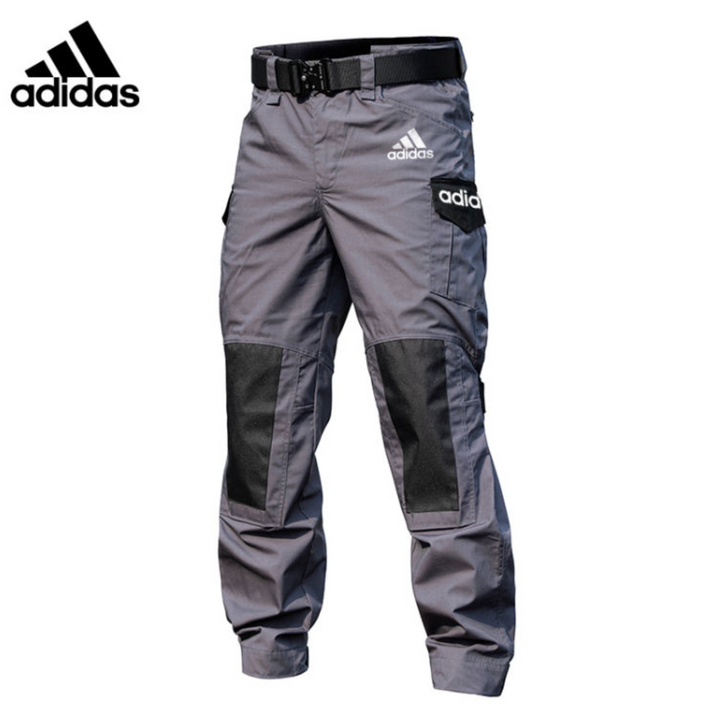 Męski ogrodniczy Adidas z wieloma kieszeniami na zewnątrz